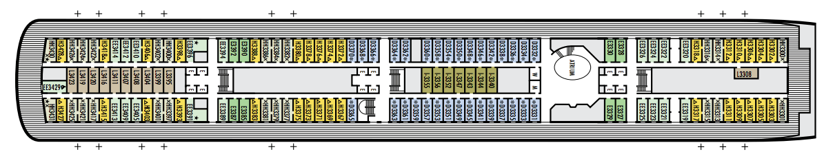 Deck 3 - Lower Promenade