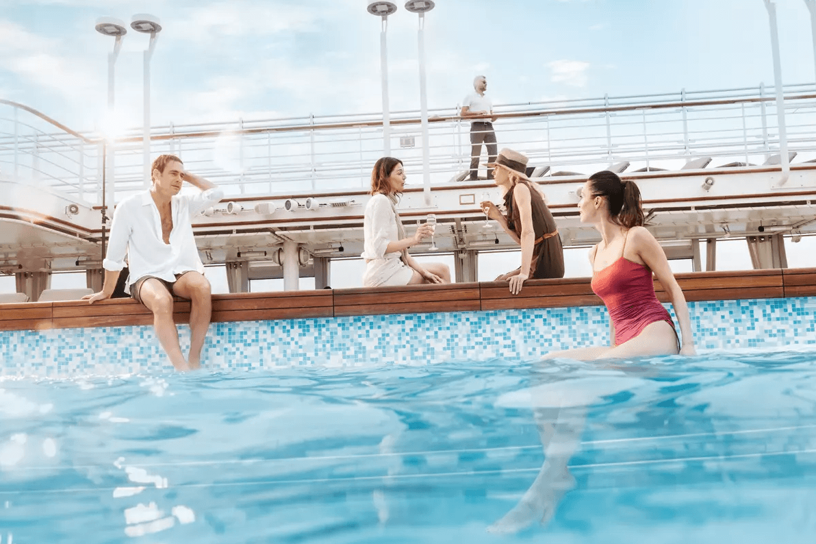 Pool Deck & Jacuzzi Area