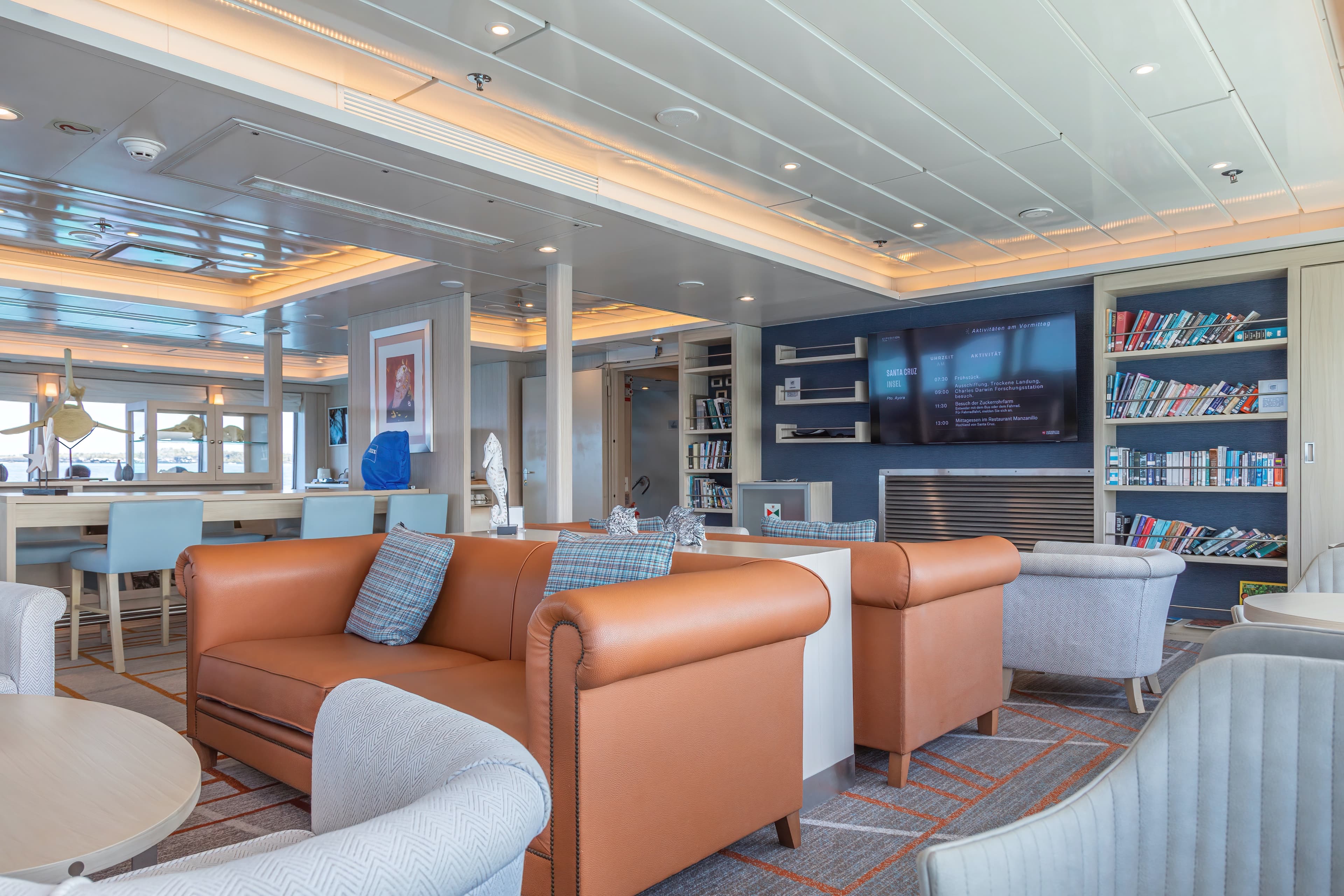 Expedition Lounge & Bar with Science Corner and Library